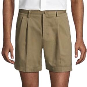 𝅺VAN‎ Heusen Comfort Waist Green Khaki Short 36W New With Tags